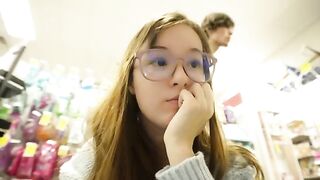 Passionate amateur couple enjoy sensual sex on their hotel getaway, ending with a creamy finish