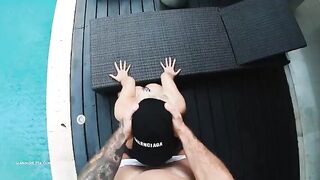Bikini-clad Hansel Grettel gets fucked hard by a huge cock in POV