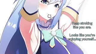 The worship of Goddess Aqua’s ass is a divine experience