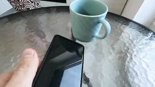 The stepmom woke up early and had a quick sex session