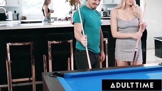 Two hot PAWGs Paige Owens and Kay Lovely sharing a big dick