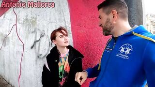 Submissive Russian teen gets fucked on the street
