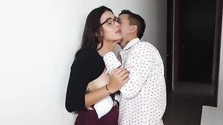 My clumsy boss asked me to vote in exchange for sex in the office