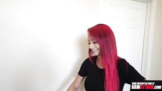 Tattooed slut Demi Rhoades in hardcore sex tape