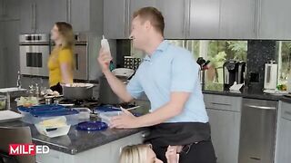Hot housewife Rachael Cavalli gets her pussy filled with cum