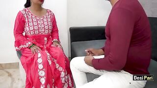 Desi Pari fucks her stepbrother with a juicy cunt using Hindi voice