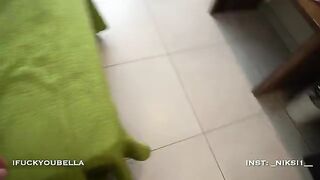 A luxury girl is having fun with a stranger on her vacation