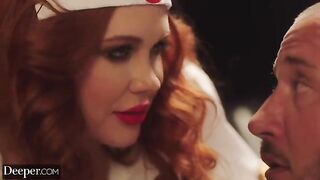 Maitland Ward reads a patient's chart, plotting her next move