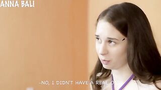 A cute girl caught her first sex with stepdad on camera