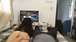 I fucked a gamer girl with huge tits, it was epic!