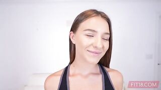 Fit and petite Ukrainian teen gets fucked during casting