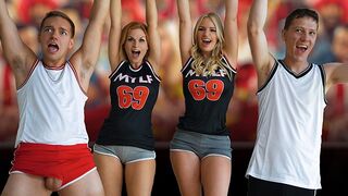 Hot Football Mom Swap with Sedona Reign and Rachael Cavalli - PopNo