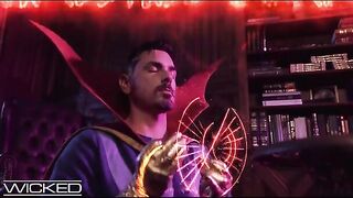 Ms. Marvel's pussy gets fucked by Doctor Strange's cock