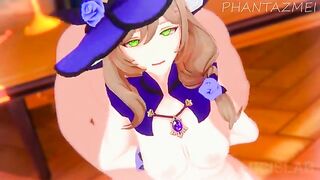 Genshin Impact anime smut compilation with Lisa, Eula, and more
