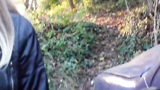 Blogger simulated accident, got fucked by a biker