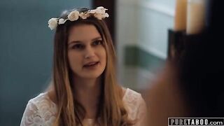 Bride-to-be cheats on fiancé with a passionate lesbian encounter