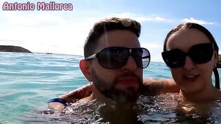 Australian beauty gets fucked on the beach in POV style