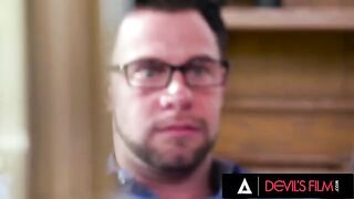 Rough sex with busty beauty Skylar Vox in the office setting