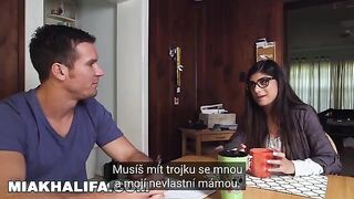 Mía Khalifa was not allowed to have a threesome with her friend, so she had sex with two guys