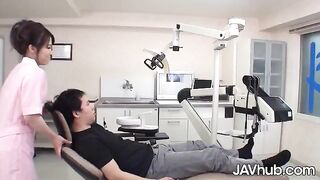 Horny patient fucks dentist Mao Chinen in hospital