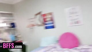 Two roommates fucking with their girlfriends in a hardcore orgy