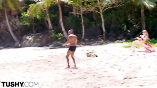 Scarlett, a daring redhead, has an intense passion for anal adventures