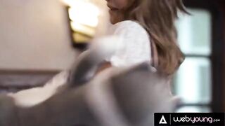 Hot blonde has a threesome with her roommates Gabbie Carter and Eliza Ibarra