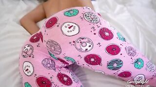 MILF step mom gets her pussy filled with cum by young step son Carry Light