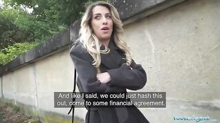 French teacher offered a job to rich guy in public spot by agent