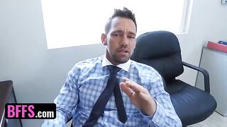 Sami Parker, Sarah Banks, and Danni Rivers are naughty office sluts