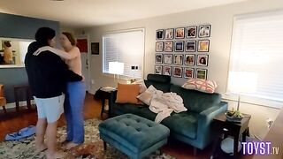 A hot nurse is fucking with her boyfriend when she gets home
