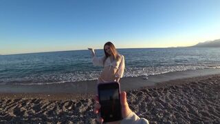 The guy promised to process the pictures, but she again had to engage in intimate acts