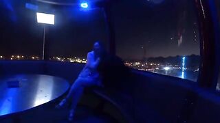 A couple enjoys romantic sex on their first date in the park