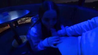 A couple enjoys romantic sex on their first date in the park