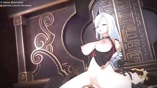 Compilation of many Genshin Impact girls getting fucked until cum