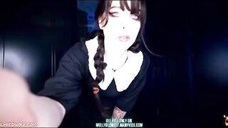 Xavier stuffed the pussy of Wednesday Addams with his huge cock in a steamy scene