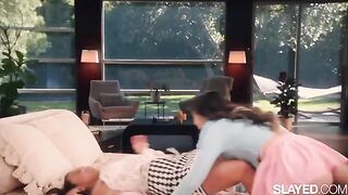 The best friend has shown the naughty girl how to relax