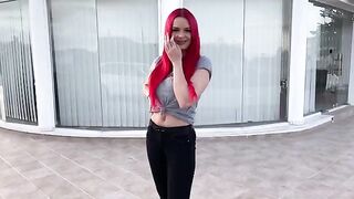 Public jerk off with my feet in 60fps