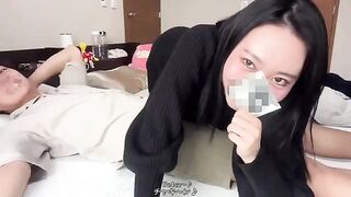A guy with a full cock is more sensitive. A girl wearing a cock ring moans passionately