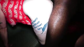 A hotwife gets her asshole gapped by a BBC on reunion day in part 1