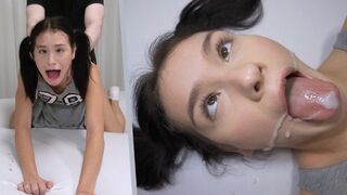 Flat broke college teen Matty Mila Perez gets fucked hard by her landlord