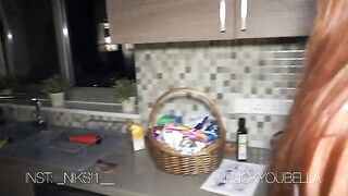 The pool cleaner got a cumshot in the pussy