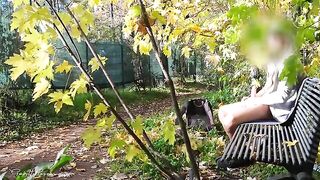 I was jogging in the park and a kinky MILF made me cum hard