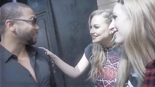 John Legendary and two busty sluts in threesome action
