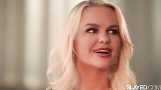 Two hot babes, Blake and Vic, can’t resist their naughty urges