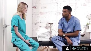 Troy Francisco fucked sexy blonde Kyler Quinn in massage scene