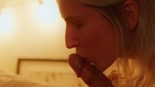 A nice woman gave her husband a sensual massage before they got intimate