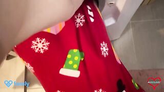 My stepmom was stuck in the washing machine, so our hot sex began