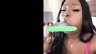 Playful Barbie Crystal took all the dildos from Lily Starfire and began to enjoy herself