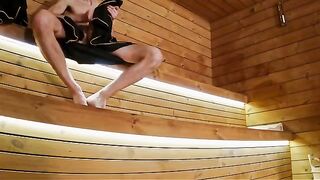 I showed my dick to three strangers in the sauna and it was intense!